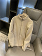 Composite Veet Lamb Fur Windproof Thickening Stand Jackets