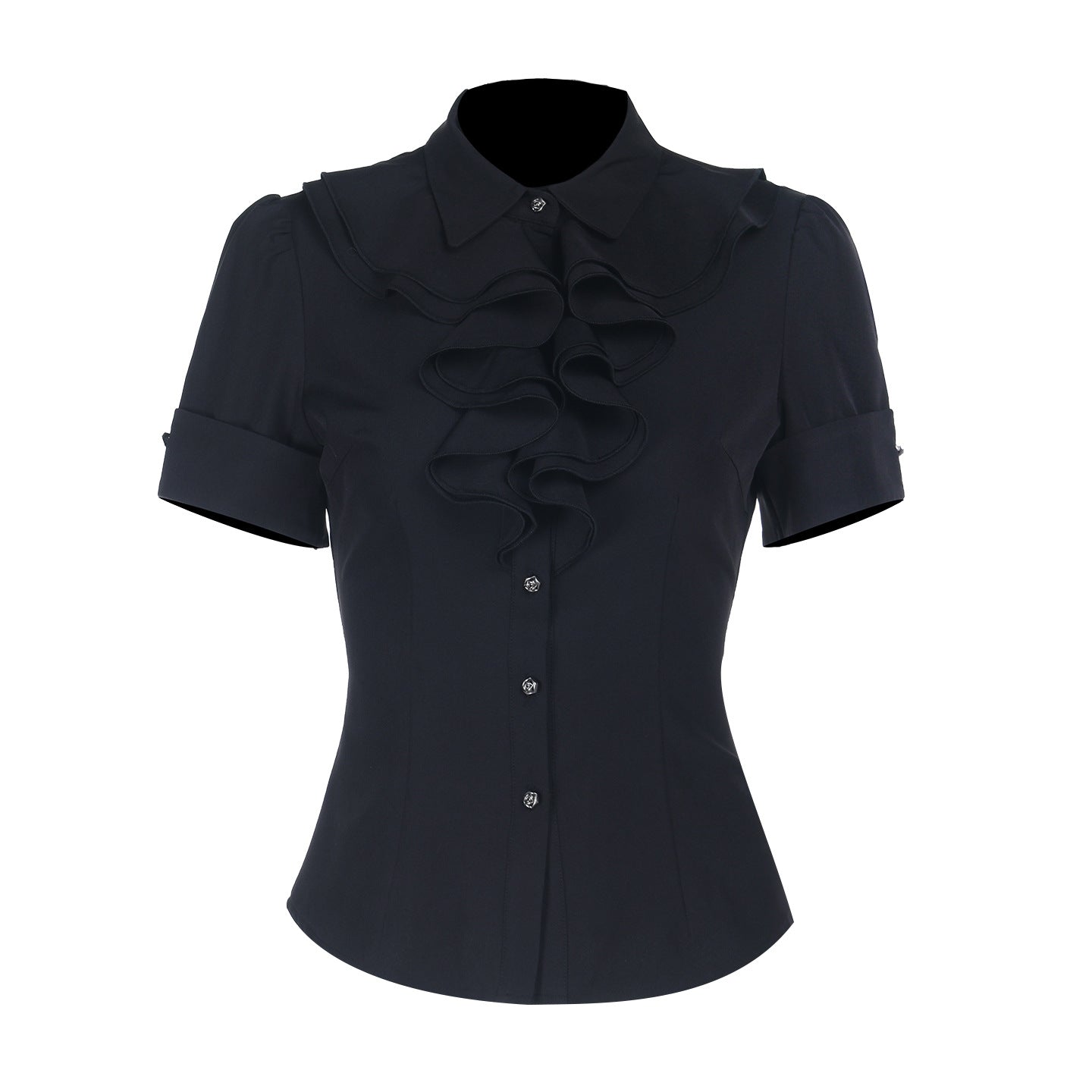 Women's Dark Goth Culture Slim Fit Shirt Outfit Suits