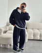 Collar Long-sleeved Trousers Casual Pullover Two-piece Suits