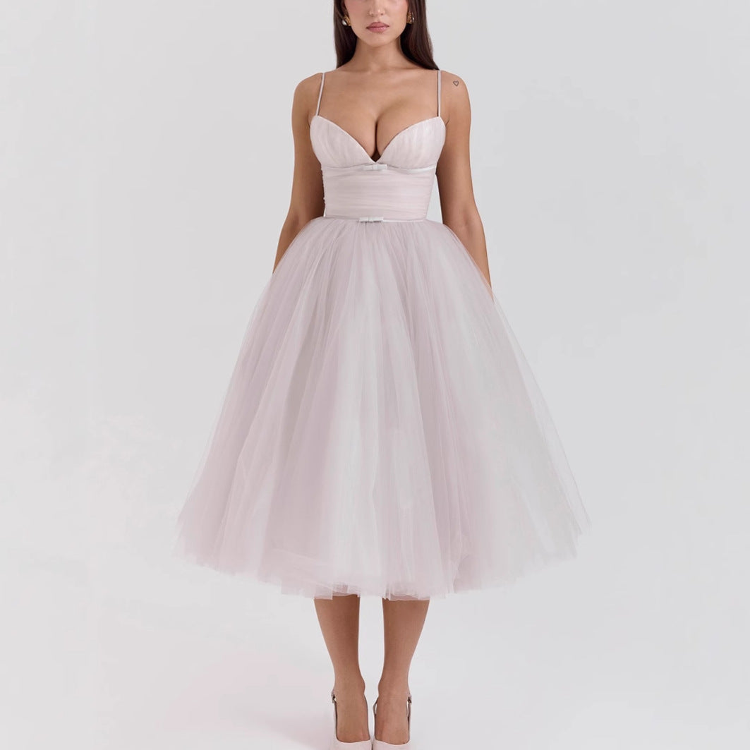 Sexy Sling Backless Casual Dress Christmas Dresses