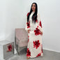 Pure Beautiful Printed Dress Waist Ankle Dresses