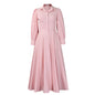 Women's Long Sleeve Big Hem Shirt Dress Fashionable Dresses