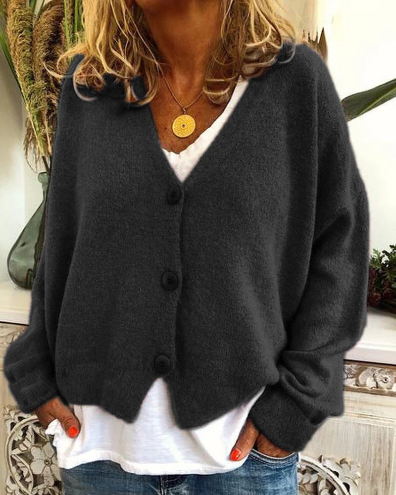 Women's Solid Color Long Sleeve For Sweaters