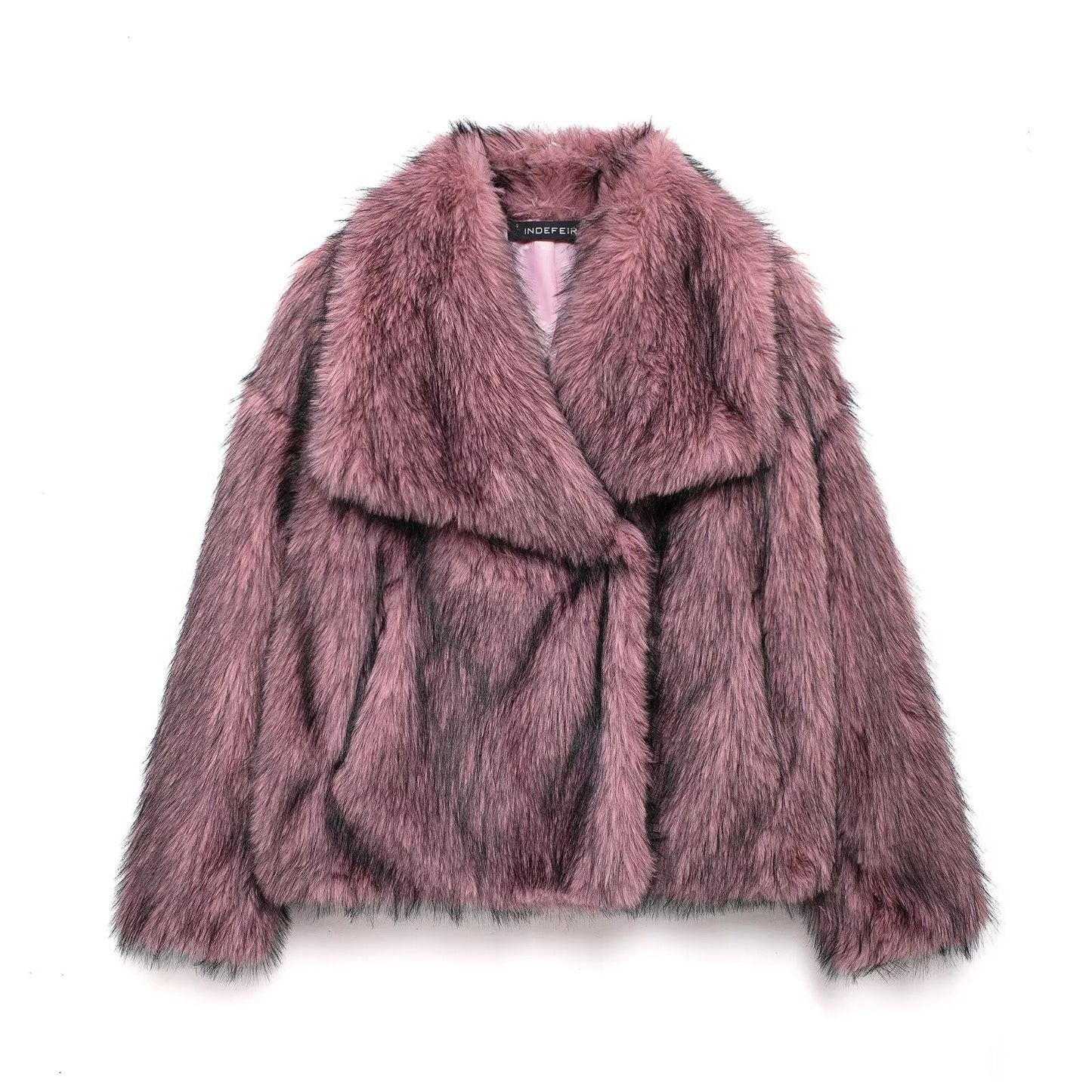 Women's Innovative French Artificial Fur Effect Coats