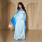 Gradient Color Party Batwing Sleeve Dress Dresses