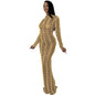 Fashion Sexy Nightclub Hot Rhinestone Mesh Dresses
