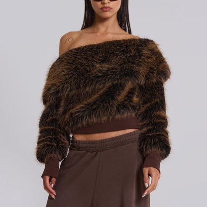 Women's Eye-catching Street Style Midriff Outfit For Tops