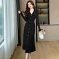 Women's Quality Knitted Dress Long Sleeve Single Dresses