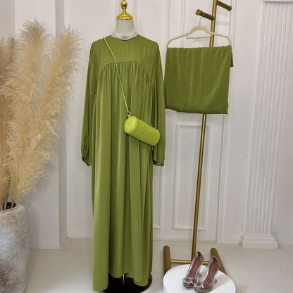 Solid Color Loose Comfortable Dress With Dresses