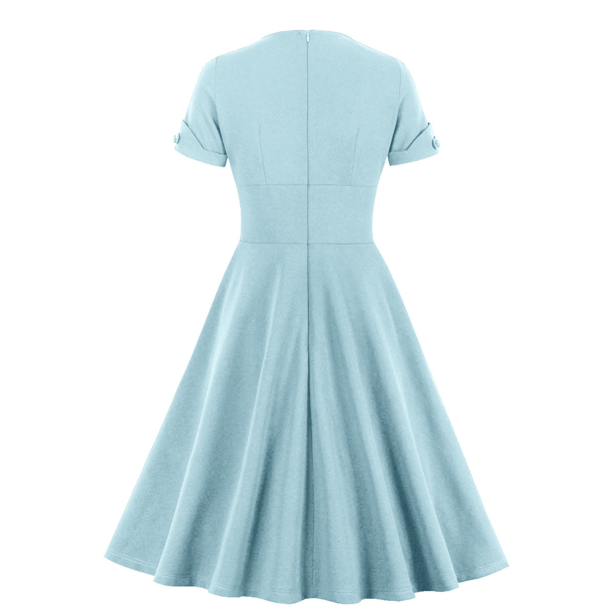 Women's Elegant Mature Waist Slimming Sleeve Retro Big Dresses