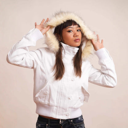 Women's Popular Versatile American Retro Hooded Jackets