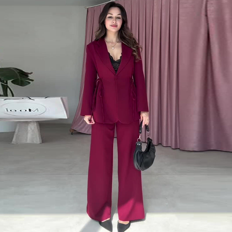 Women's Autumn Temperament Commute High-grade Two-piece Set Suits