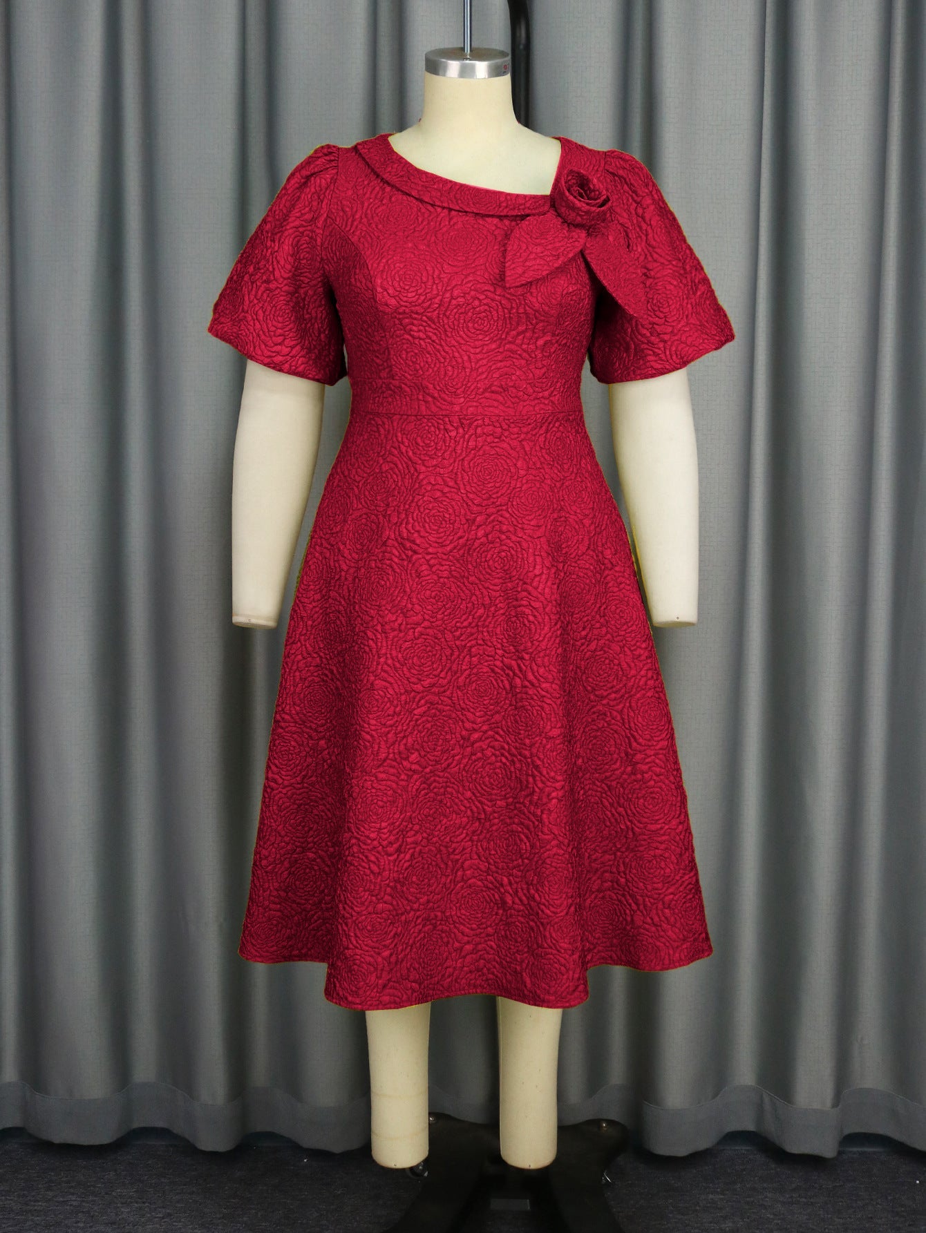 Sleeve High Waist Dress Party Commuter Dresses