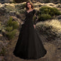 Women's Spring Long Sleeve Bridal Dress Formal Clothing