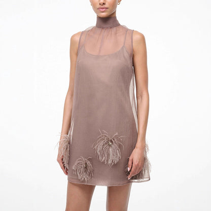 Women's Lace Up Sleeveless Dress Party Casual Dresses