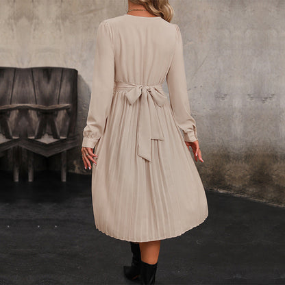 Commute Leisure Simple Style Solid Color Dresses