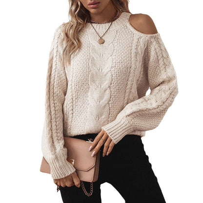 Women's Solid Color Twisted Sexy Pullover Sweaters