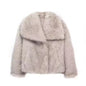 Women's Cool Autumn Lapel Fur Plush Coats