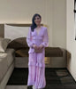 Stylish Ruffled Dress Autumn Split Expansion Dresses