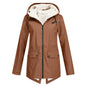 Casual Fleece Outdoor Mountaineering Hooded Waterproof Coats