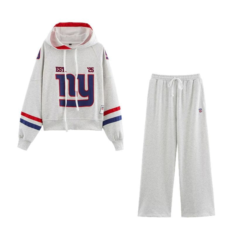 Women's Fashion Casual Comfortable Printed Hooded Cotton Suits