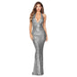 Women's Backless Dress Summer High-grade Sequined Halter Dresses