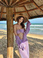 Beach Vacation Bikini Crocheted Knitted Long Dresses