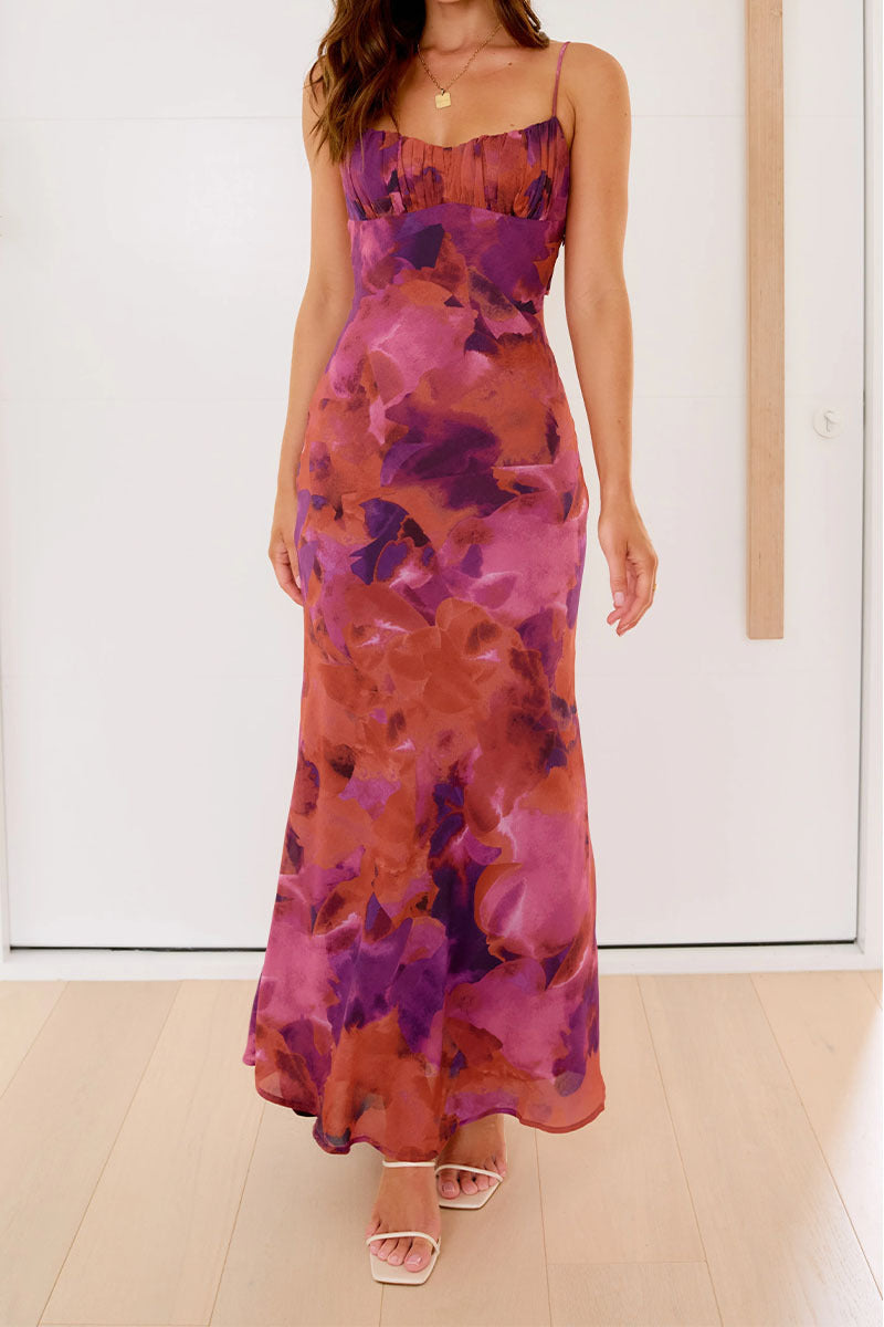 Summer French Elegance Hollow Backless Strap Dresses