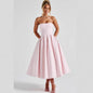 Women's Tube Dress For Summer Elegant Solid Dresses