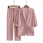 Women's Cotton Linen Autumn Loose Fashion Casual Suits