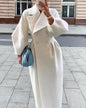Hepburn Woolen Royal Court Style Lantern Sleeve Large Coats