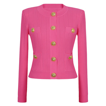Women's Quality Fashionable Knitted Half-length Outfit Suits