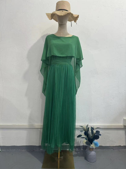 Women's Shawl Sleeve Dress Comfort Casual Swing Dresses