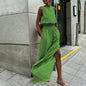 Women's Autumn Cotton Linen High-grade Sleeveless Ramie Suits