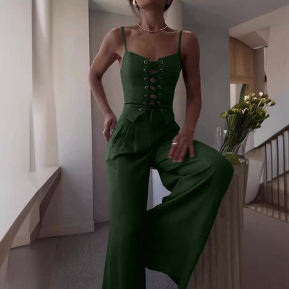 Pure Desire Sexy Cutout Tied Casual Suits