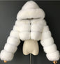 Creative Glamorous Imitation Fur Overcoat Fashion Coats