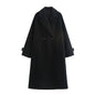 Women's High-grade Fashionable Street Woolen Long Coats