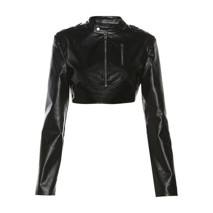Women's Solid Color Slim Street Fashion Round Coats