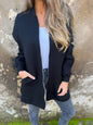 Women's Solid Color Casual Single-breasted Hooded Coats