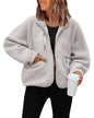 Women's Pretty Polar Fleece Sports Leisure Jackets