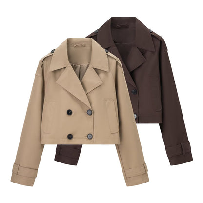 Women's Innovative Classic Double Breasted Trench Coats