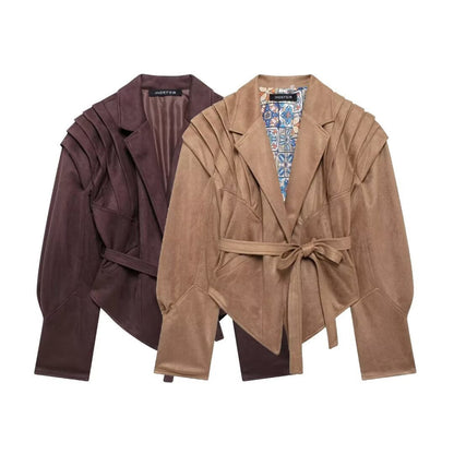 Women's Trendy Comfortable Suede Street Style Jackets