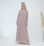 Turkey Encounter Elegant Chiffon Wrinkle Two-piece Dresses