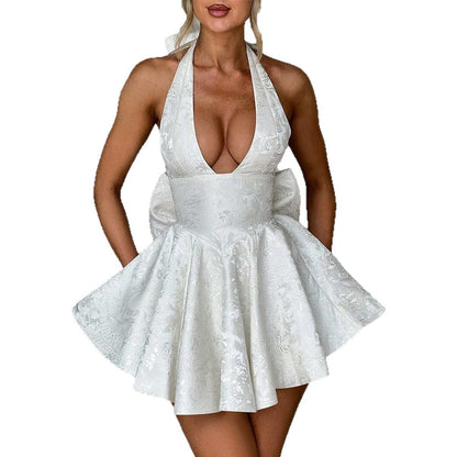 Women's Versatile Elegant Dress Halter Summer Dresses