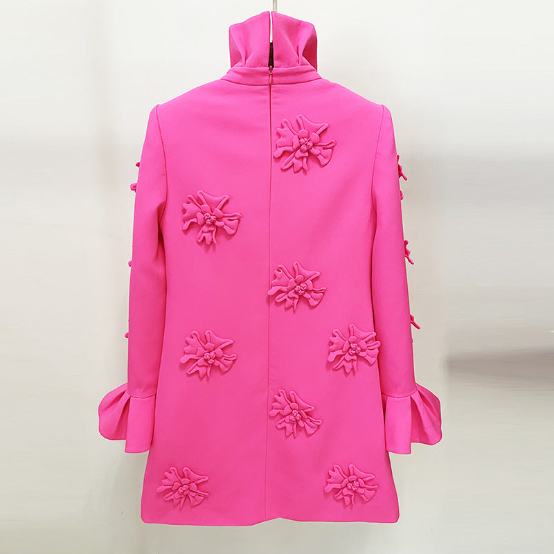 Fashionable Elegant Handmade Three-dimensional Flower Bell Dresses