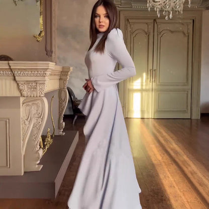 Women's Retro Temperament Long Sleeve Dress Design Dresses