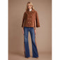 Fashion Retro Loose Design Double Row Metal Buckle Coats
