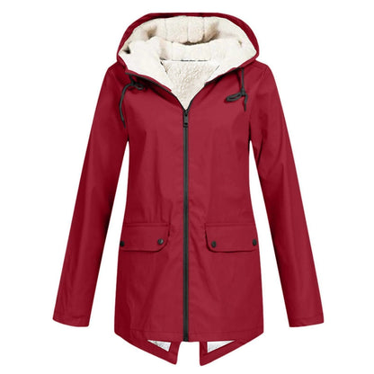 Casual Fleece Outdoor Mountaineering Hooded Waterproof Coats