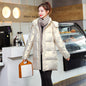 Women's Bright Surface Disposable Down Mid-length Korean Style Coats