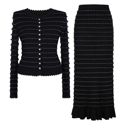 Hot Drilling High Quality Knitted Tup Suits
